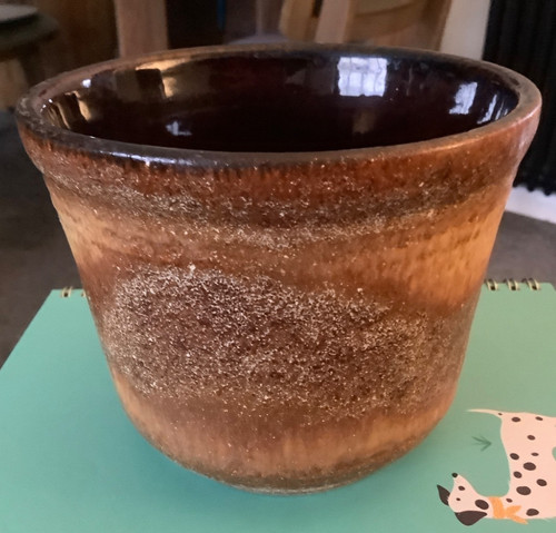 West german ceramic plant pot - west,