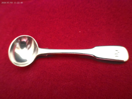 Antique solid silver fiddle - solid, 'fiddle