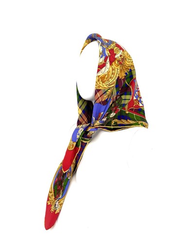 Gianni versace silk scarf - silk,