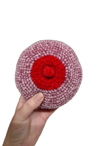 Squishy boob crochet soft - boob,