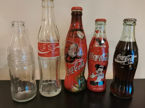 Vintage glass coke - coke, bottles