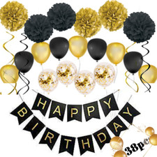 38pcs Happy Birthday Banner