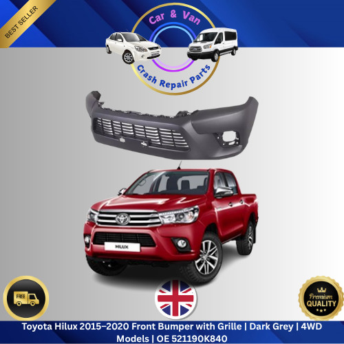 Toyota hilux 2015 2020 front - toyota, 2015–2020