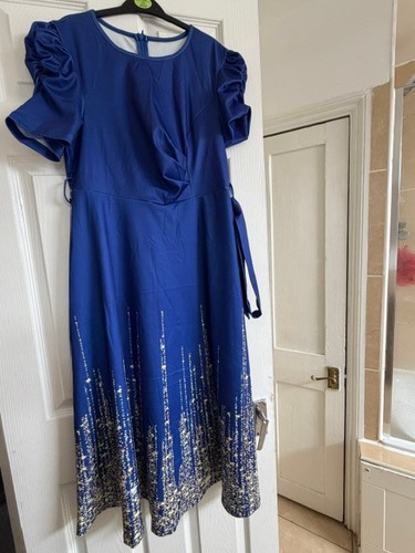 Elegant blue dress for - elegant,