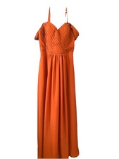 Burnt orange Bridesmaid Dress