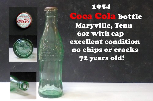 Coca cola 6oz bottle embossed - bottle,