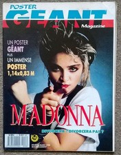 MADONNA - French GEANT Poster Magazine. Feb 1988. Free UK p&p