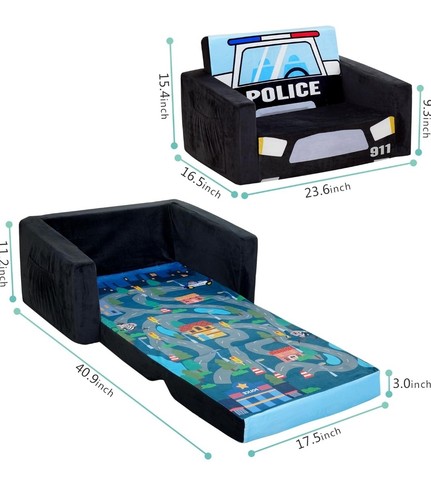 Kids police sofas - police,