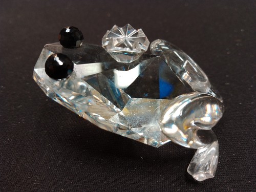 Swarovski crystal frog - frog, prince