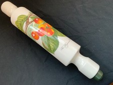 Portmeirion Pomona The Biggarreux Cherry ceramic rolling pin VGC