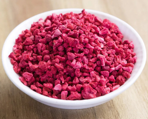 Freeze dried raspberry - freeze,