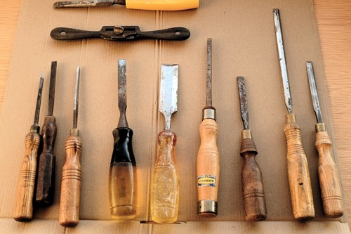 Job lot woodworking vintage - ,