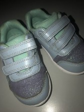 Clarks|Children|Infant|Trainers|UK5F|US5.5M|EU21|CN125|Green Blue|