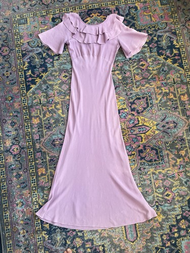 Vintage lilac 1930s - vintage, crepe