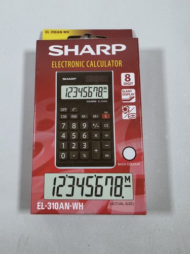 Sharp digit slant - sharp, display