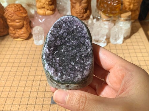 Small natural amethyst geode - small,