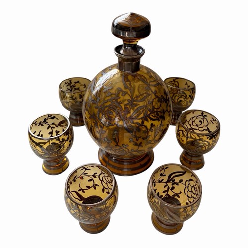Art deco venetian - deco, amber
