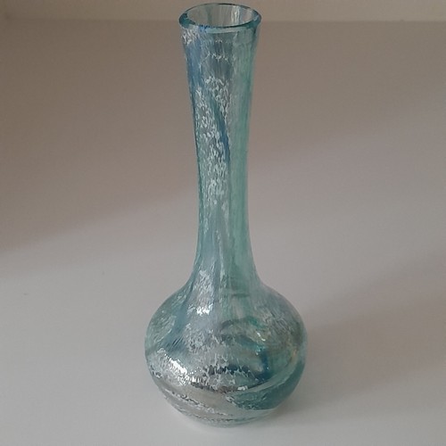 Okra sea spray glass vase - glass,