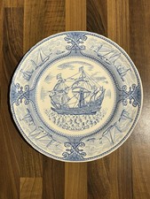 Mason’s Ironstone Blue And White Ark Royal Plate 