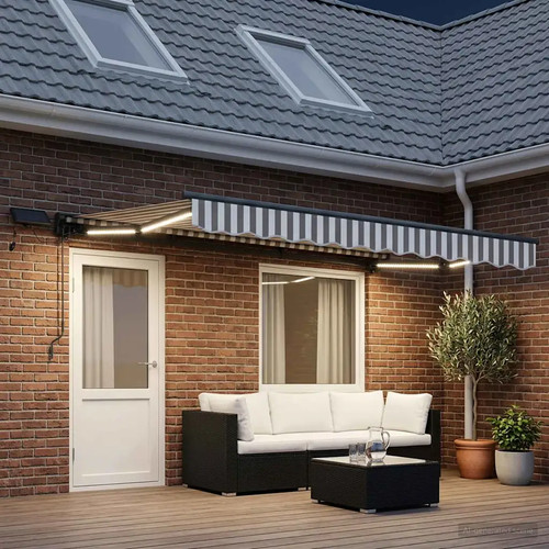Retractable awning light - awning,