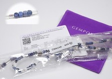 Gemporia Dumortierite & Silver Haematite Stg Silver Necklace & Bracelet Set