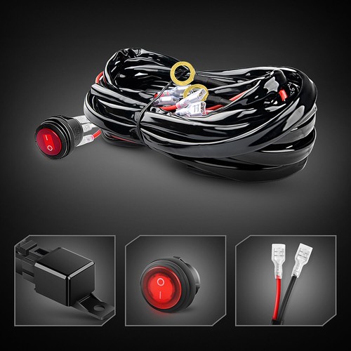 Led light bar wiring harness - led,