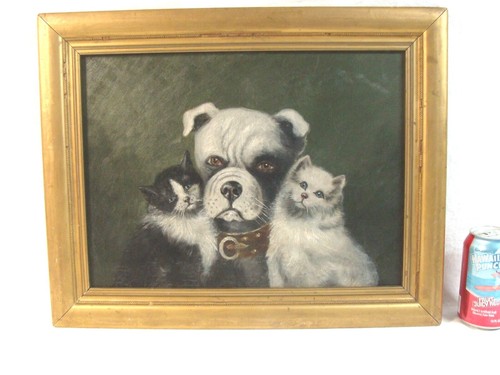 Antique 19c cute dog - cute, &