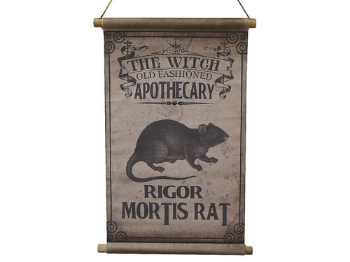 Rigor mortis rat canvas - rat,