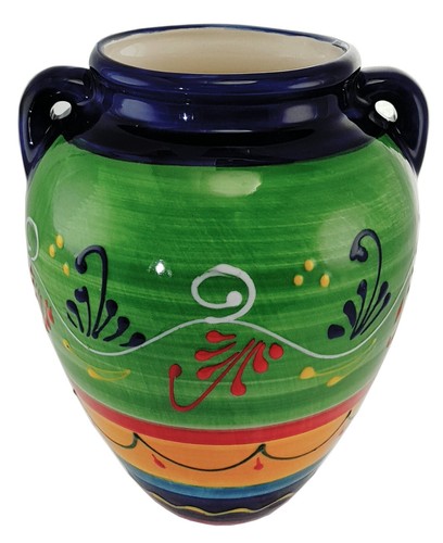 Spanish ceramic hanging urn - spanish,