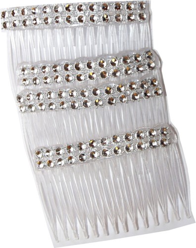 Pack hair combs slides 7cm - 4,