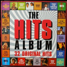 The Hits Album Double LP Vinyl Record 1984 32 Original Compilation  EX/EX