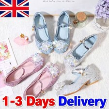 UK Kids Girls Princess Shoes