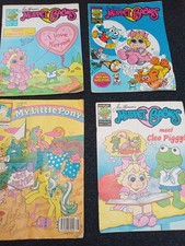 A selection of four vintage Comics muppet babies and my little pony