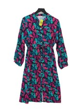 Luella A-Line Midi Dress M in Black