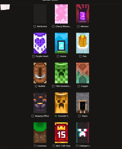 Minecraft founder cape - minecraft, founder's