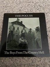 The Pogues - The Boys From The County Hell 7” Black Vinyl Single Stiff Records 
