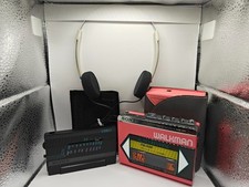 Sony Walkman WM-55 Pink + Radio Insert CTP-1 AM FM + Original Headphones MDR-10