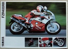 YAMAHA FZR400RR Motorcycle Sales Brochure c1992 #LIT-3MC-0107019-92E