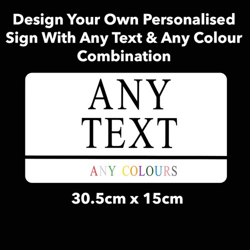 Personalised london style - london,