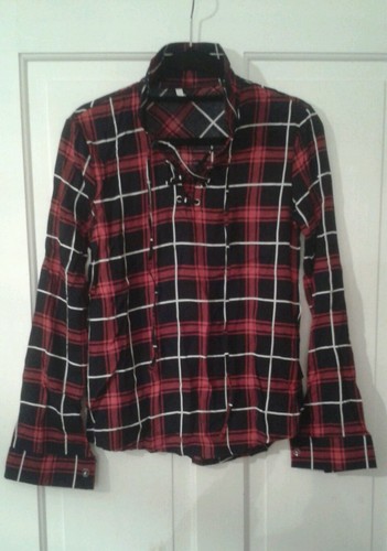 New ladies tartan - new, shirt