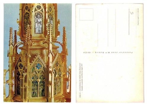 Postcard ibiza cathedral - postcard,