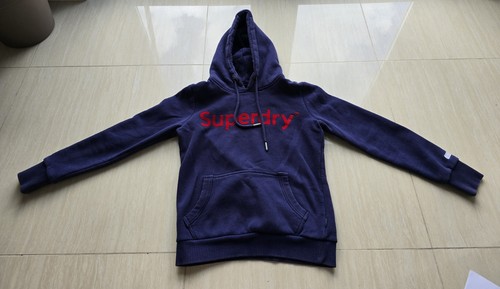 Boys blue superdry hoodie good - blue,