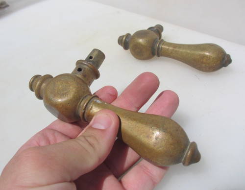 Large victorian brass - brass, lever