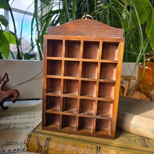 Vintage Wooden Thimble Curio