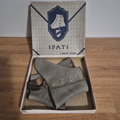Antique vintage wool spats - vintage,