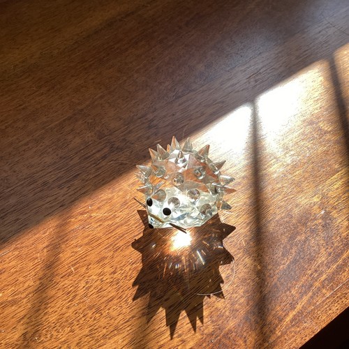Swarovski crystal hedgehog - swarovski,
