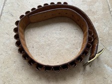 Vintage Price Western Leather 12G Shotgun Cartridge Belt