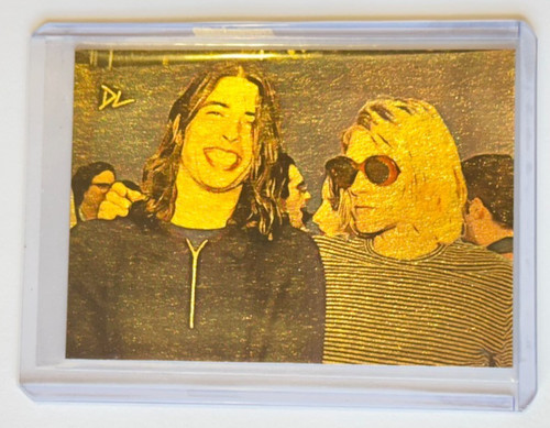 Dave grohl kurt cobain gold - dave,