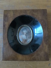 Framed Miniature Portrait Of A