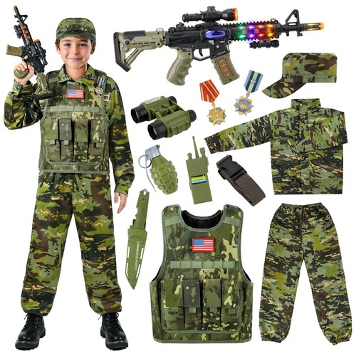 Kids army costume - army,